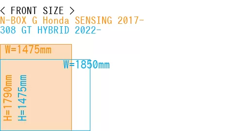 #N-BOX G Honda SENSING 2017- + 308 GT HYBRID 2022-